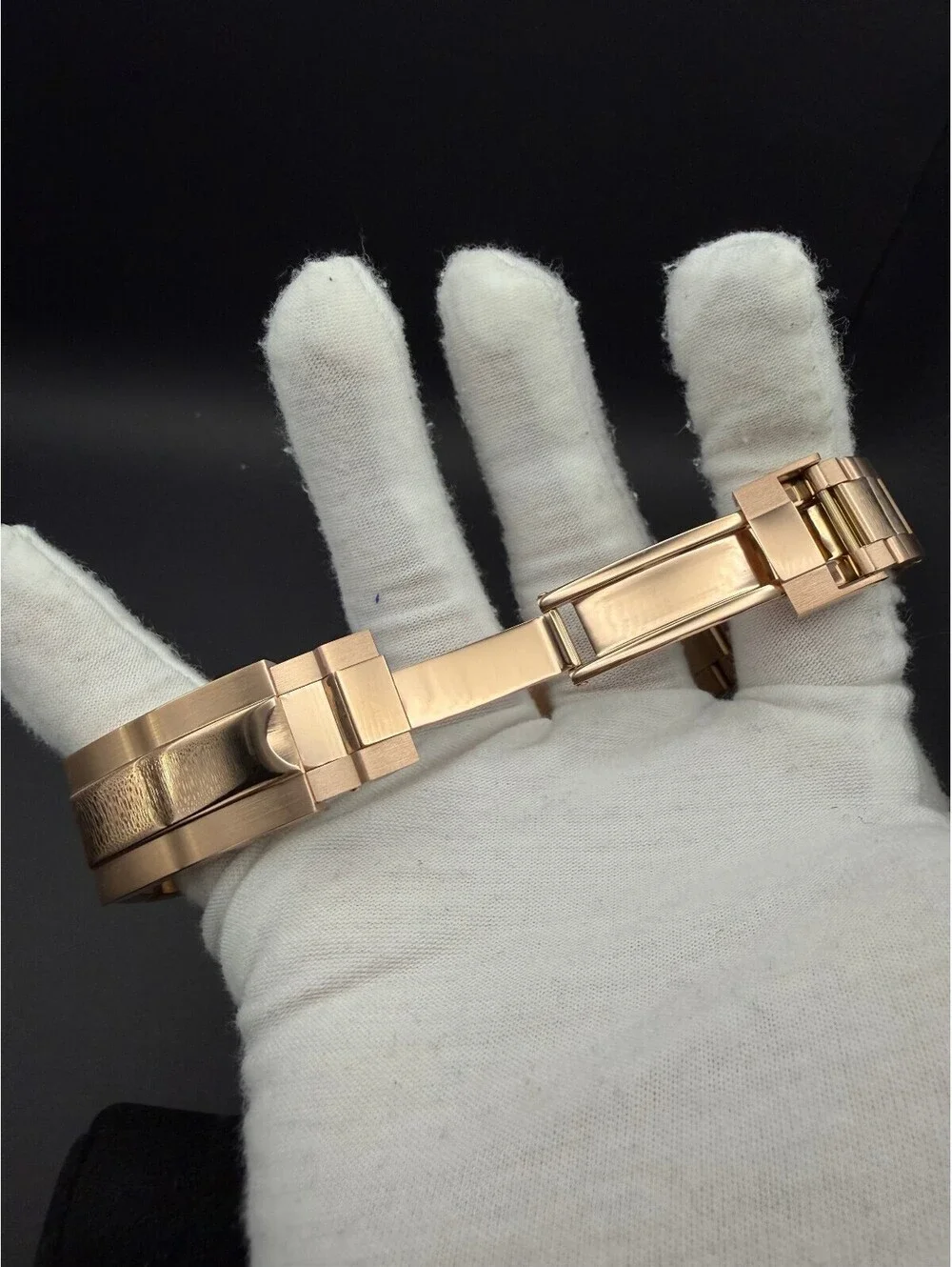 CUSTOM SEIKO DAYTONA ROSE GOLD BLACK